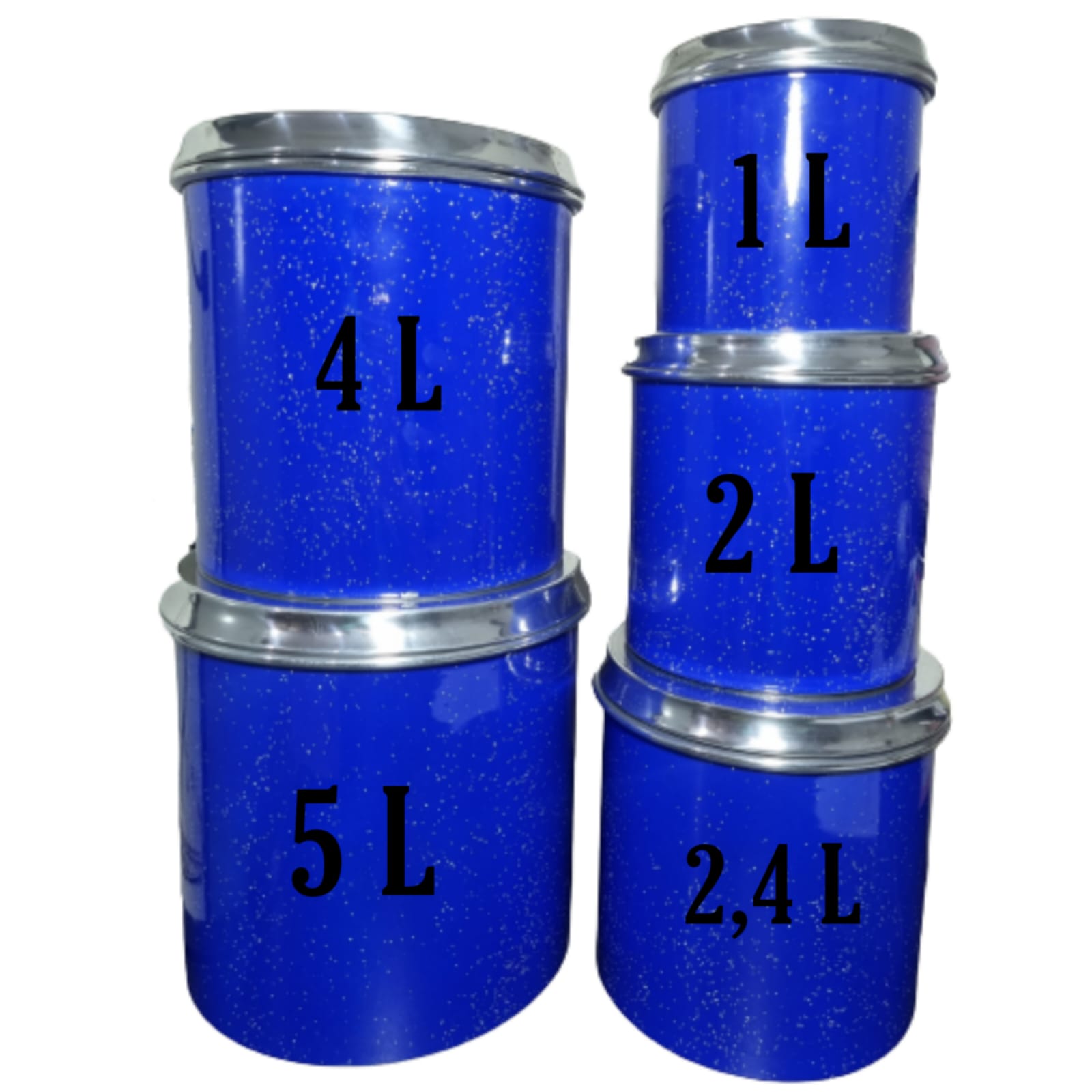 Jogo de Mantimentos Alumínio Roxo Vaquinh...