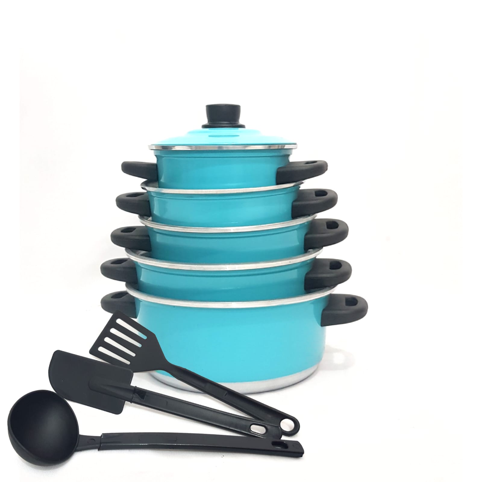 Jogo de Panelas Aluminio Thiffany 5 pçs +...