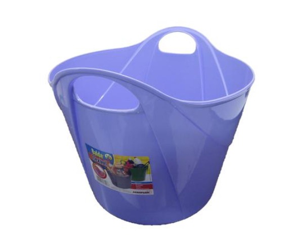 Balde Flexível Plástico 16 Litros Roxo 839