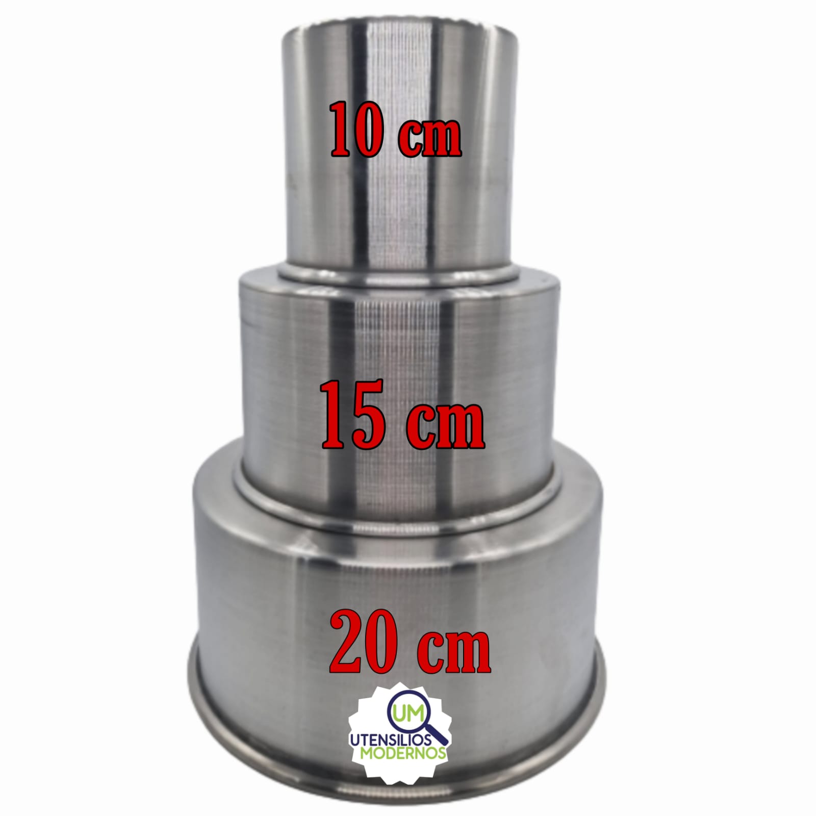 Jogo de Assadeira Forma 3 pçs Redonda Alt...