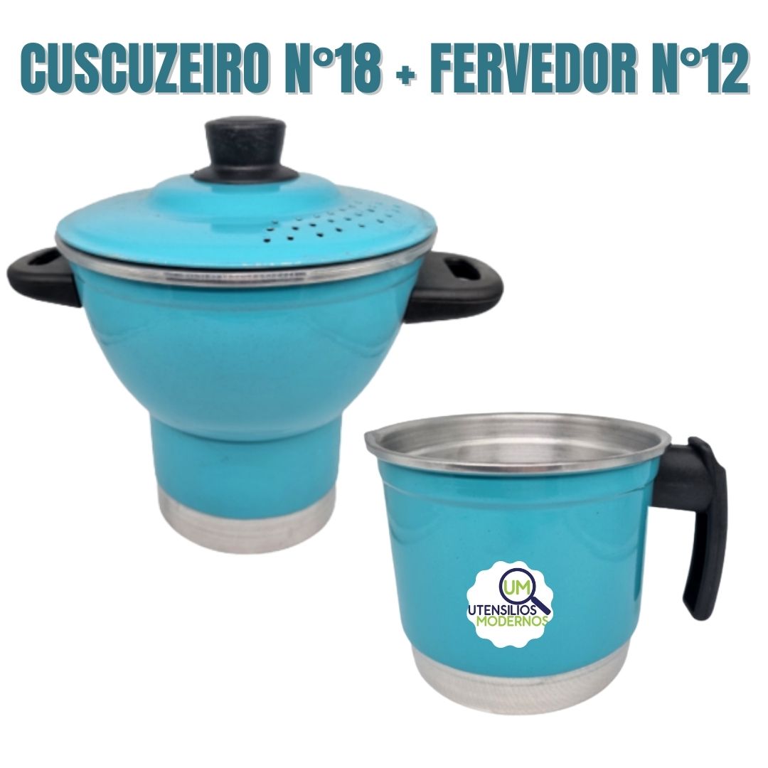 Cuscuzeiro Nordestino Alumínio Tiffany nº...