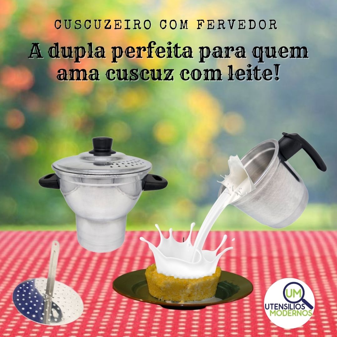 Cuscuzeiro Nordestino Alumínio Polido nº1...