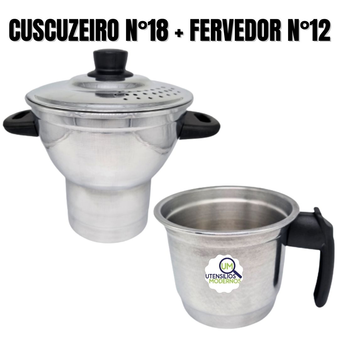 Cuscuzeiro Nordestino Alumínio Polido nº1...