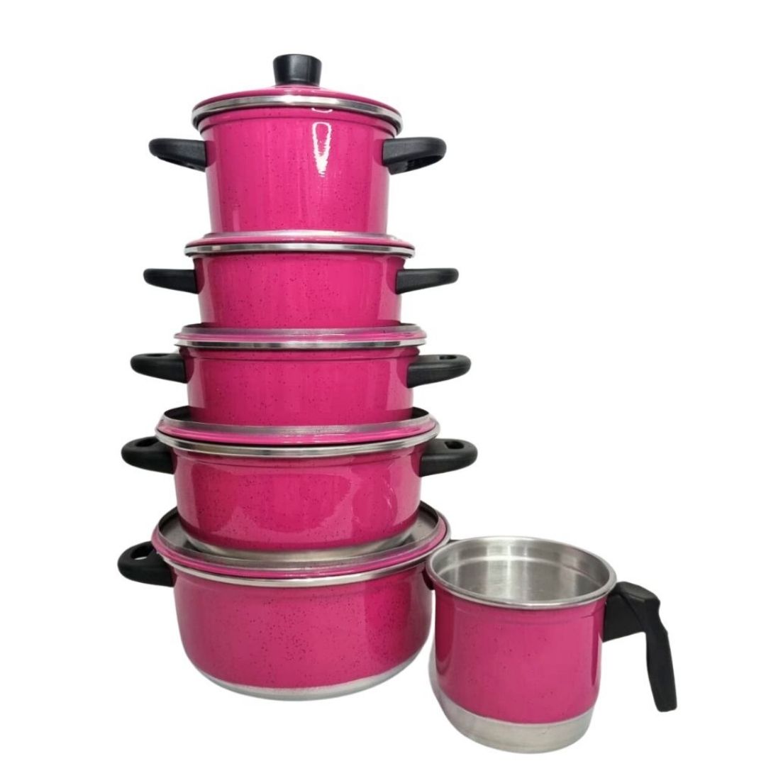 Jogo de Panelas de Alumínio 5 Peças + Fer...