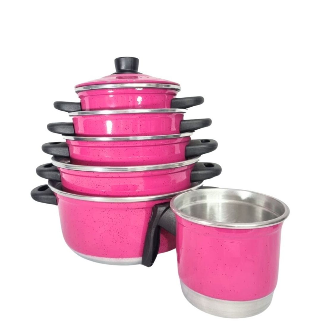 Jogo de Panelas de Alumínio 5 Peças + Fer...