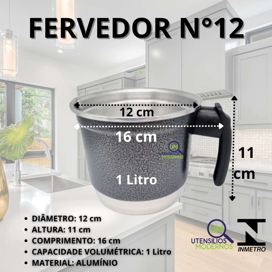 Jogo de Panelas de Alumínio 5 Peças + Fer...