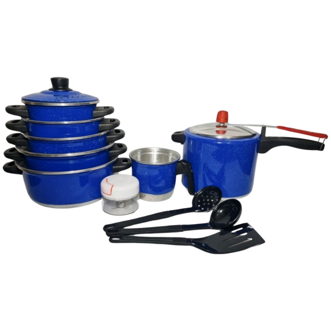 Jogo de Panelas de Alumínio 5 Peças + Fer...