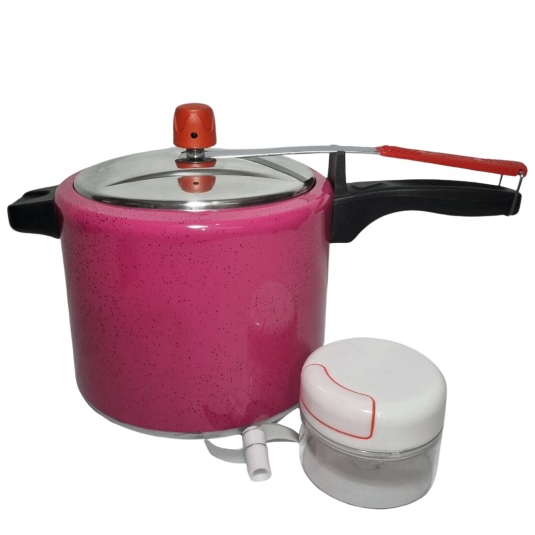 Panela de Pressão 4,5 Litros Rosa + Mini ...