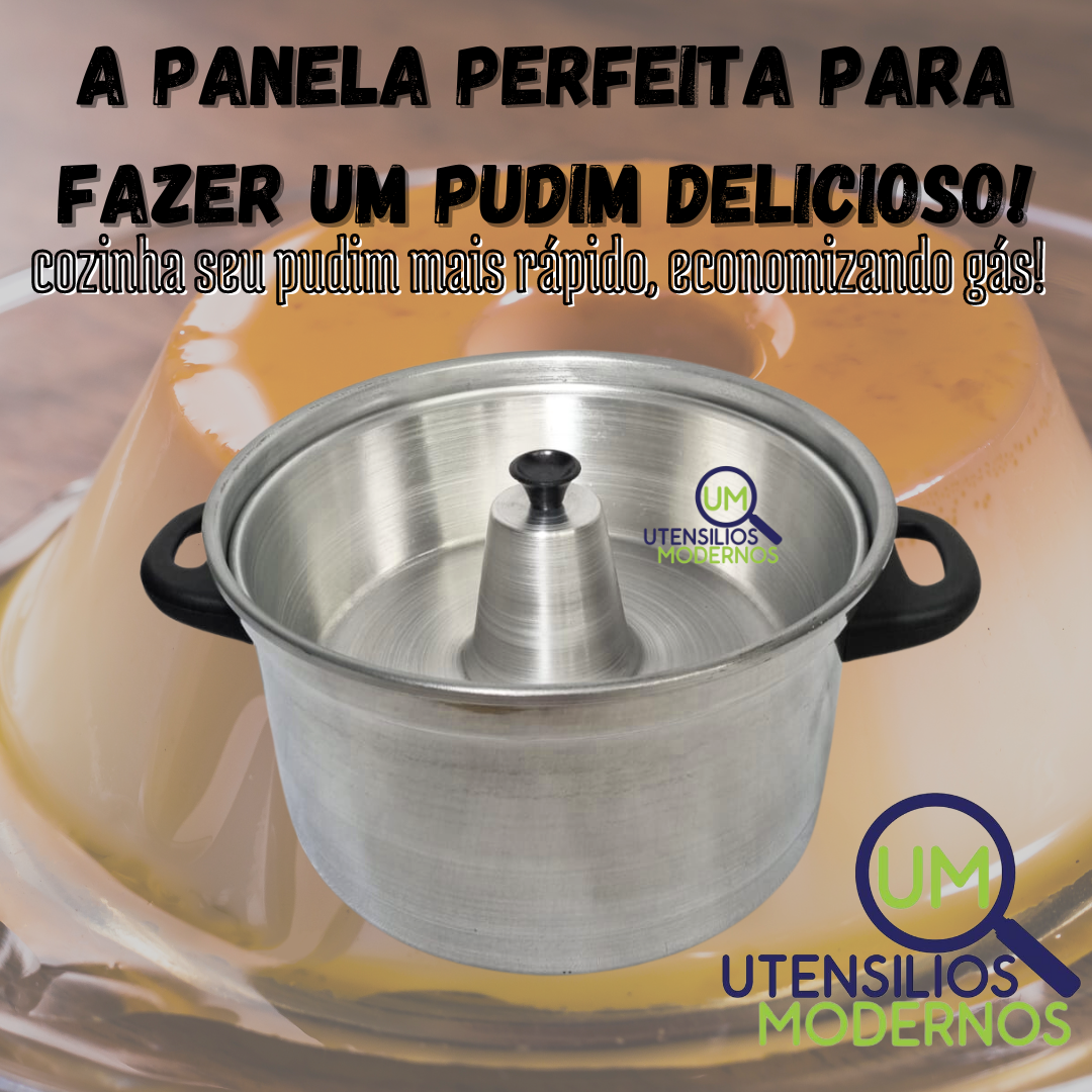 Panela Multiuso 3 em 1 de Alumínio Polido