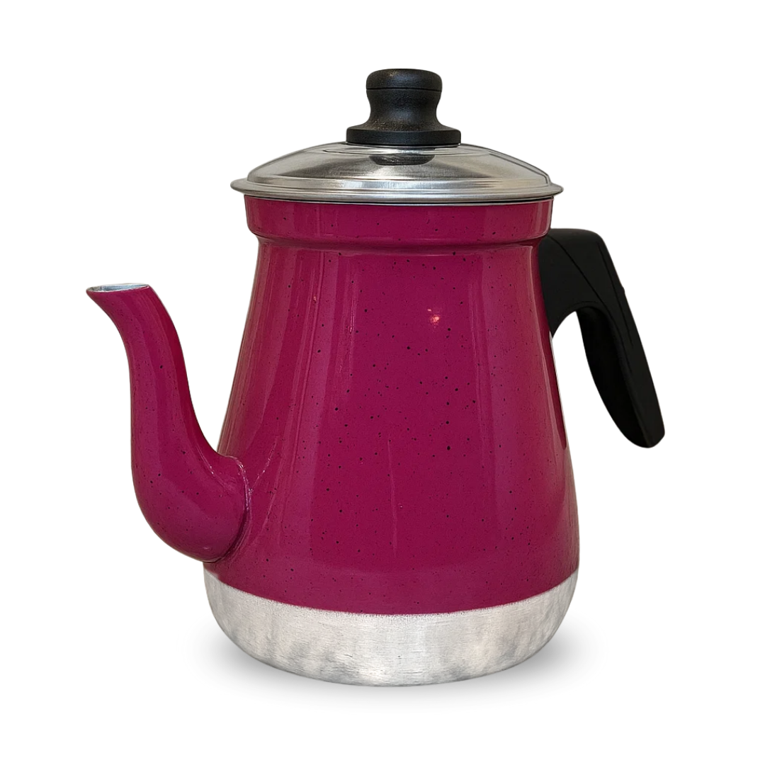 Bule de Café em Alumínio N°6 Rosa Pink 1,...